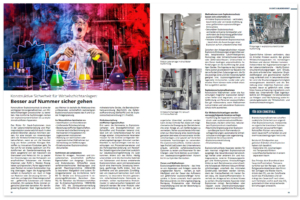 Glatt technical article on ''Konstruktive Sicherheit für Wirbelschichtanlagen'', published in the trade magazine 'Prozesstechnik', issue 02/2017 S. 54-55, Fachwelt Verlag