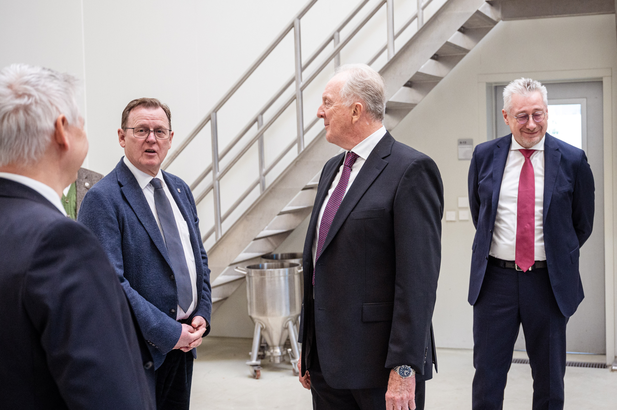 13.01.2023 Weimar: Firmenbesuch von Ministerpräsident Bodo Ramelow bei Glatt Ingenieurtechnik GmbH in Weimar