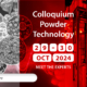 Glatt Colloquium on Powder Technologies. 29.-30. October 2024. Weimar. Germany