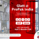 ProPak India. 25-27.09.2024 at the Bangalore International Exhibion Centre, India. Meet the Glatt experts for fluidized bed and powder synthesis processes in hall 5 at booth no. P28