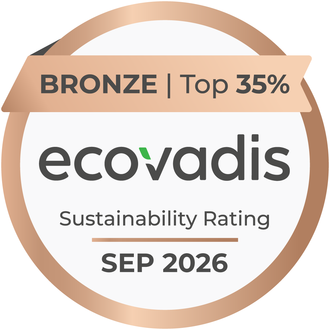 EcoVadis certification for sustainable actions of Glatt Ingenieurtechnik