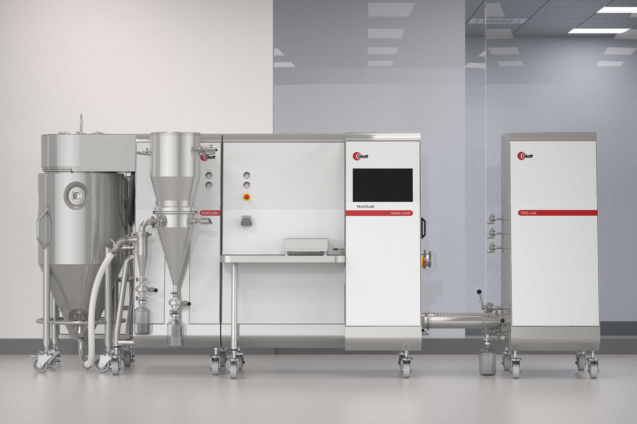 Glatt_MultiLab SprayDryer+PharmaRoom1 Pharmazeutische Sprühtrocknung mit der neuen GSX-Serie